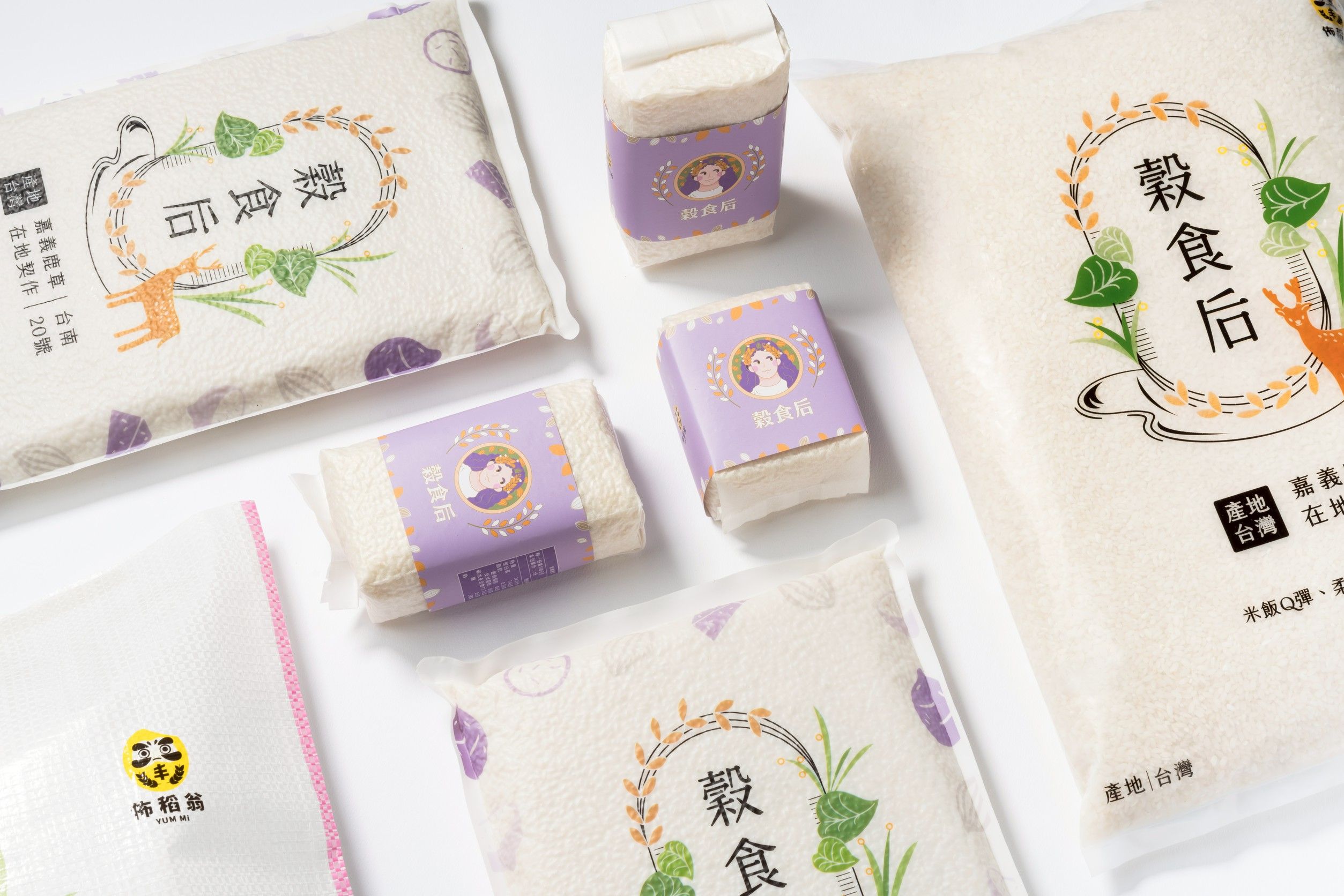 在地鹿草契作，台南20號香米，米質軟Q，帶有淡淡芋頭香氣。