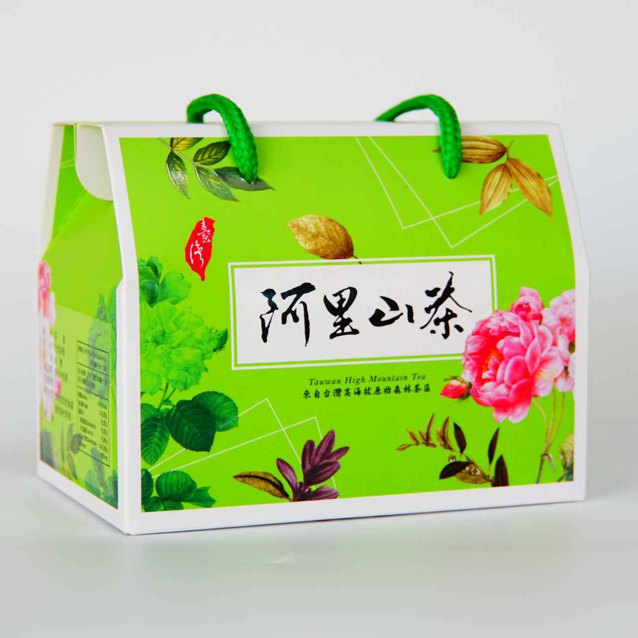 ．產銷履歷驗證、ISO22000、HACCP、TGAP
<br />．產於阿里山1300公尺高山茶區
<br />．輕發酵，輕烘焙，保留茶葉原始香氣與活性，茶性溫和圓潤不刺激
<br />．茶湯蜜綠金黃，口感清新甘甜，冷熱泡皆適宜
<br />．採用逐批檢驗，通過衛福部411項農藥檢測