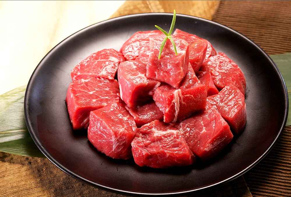 牛的後腿肉部位，肉質嫩