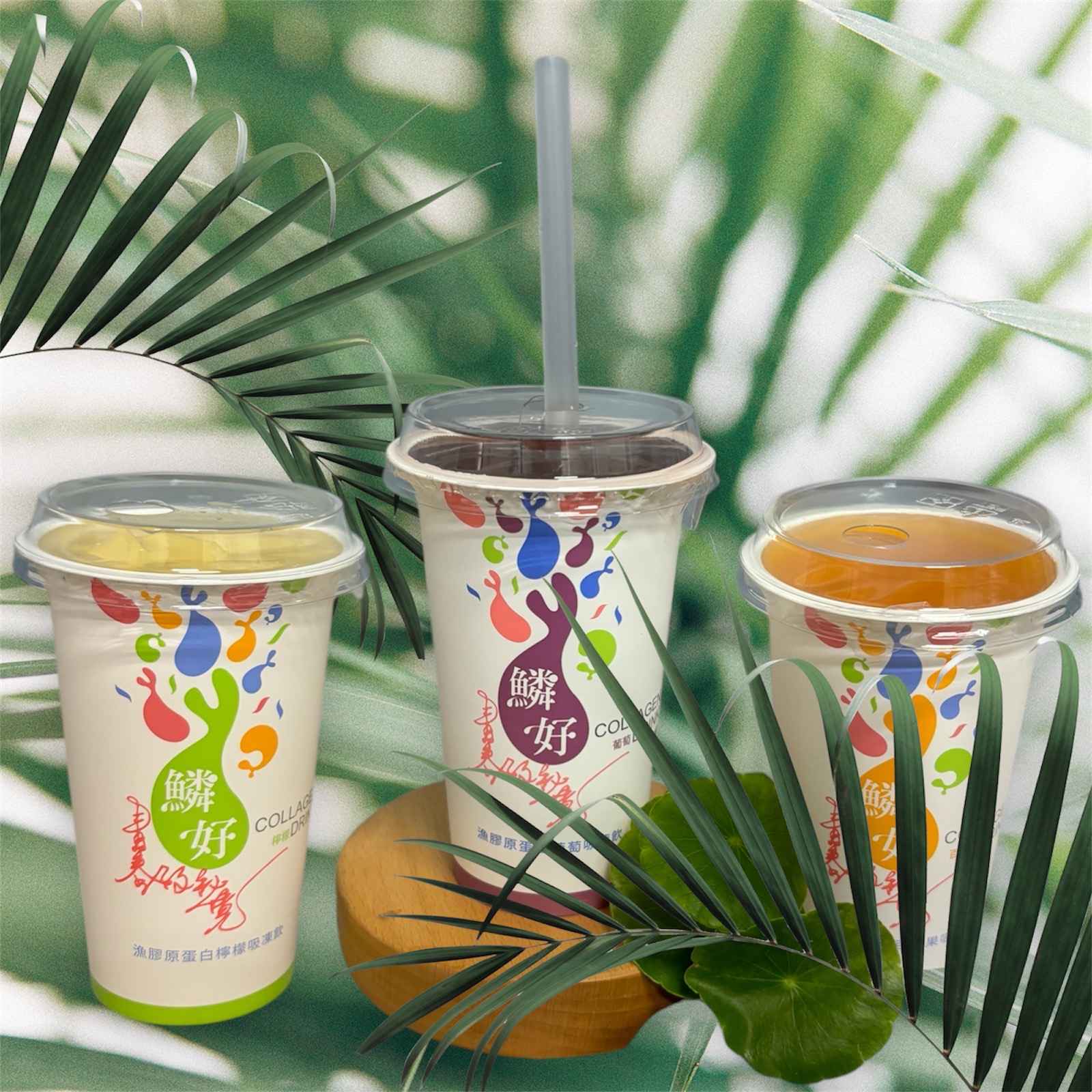 漁膠原蛋白吸凍飲:
<br />＊本產品富含優質漁膠原蛋白,維他命C,甲殼素,鈣質
<br />＊小分子漁膠原蛋白易吸收。
<br />＊加入天然果汁,無人工調味。
<br />＊本產品無添加消泡劑/防腐劑/甜味劑/色素/香精。
<br />＊常溫保存,適合長者,小孩日常營養補給。是一歡樂兼具功能性之最佳飲品。